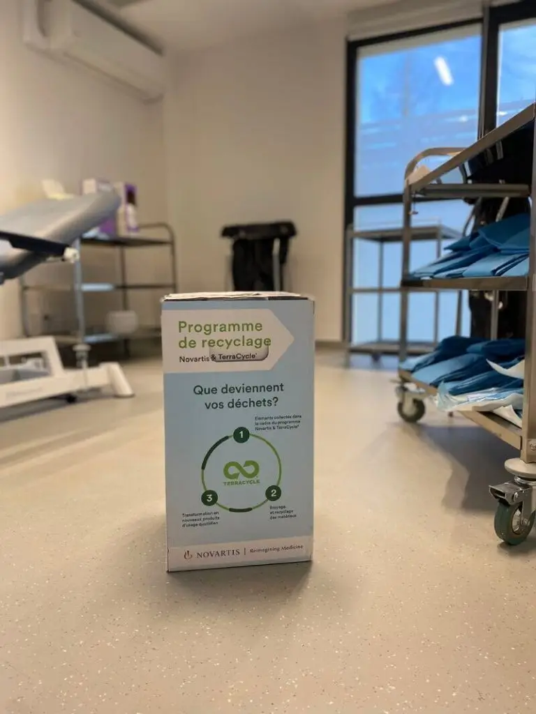 Collecte et recyclage des kits d’injections intra-vitréennes avec Novartis et TerraCycle chez Visio-Ouest - Chirurgie Refractive Bretagne